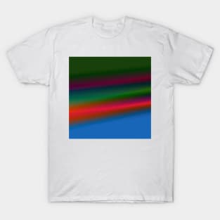 blue green purple texture abstract design T-Shirt